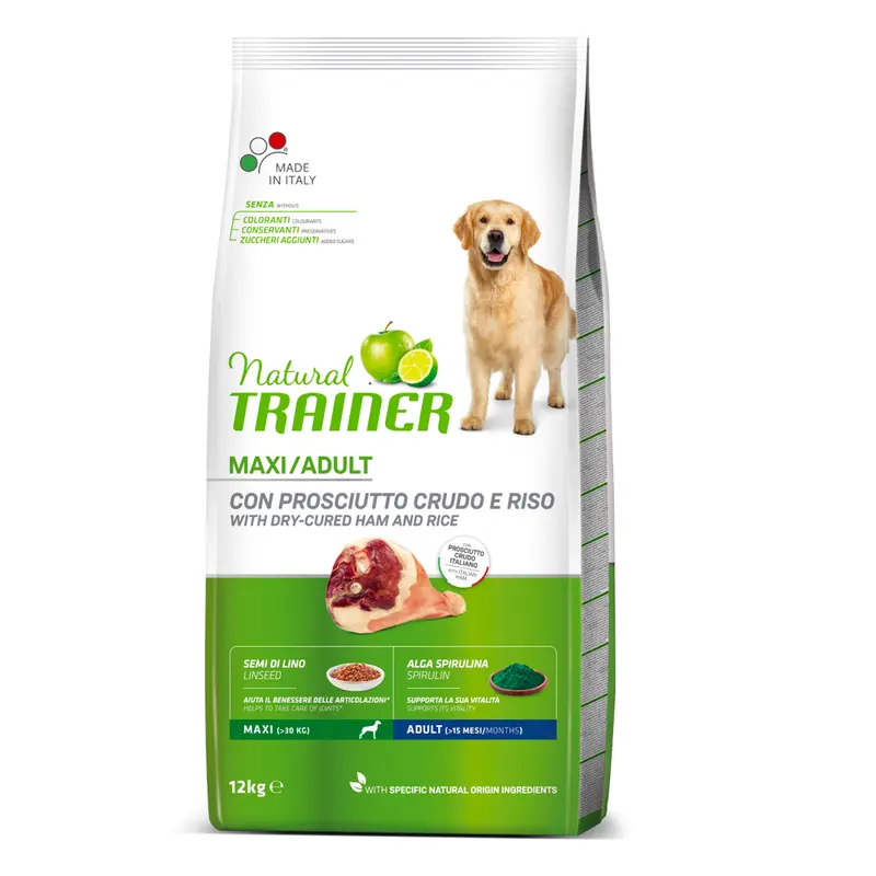 Trainer crocchette - Adult Maxi con prosciutto
