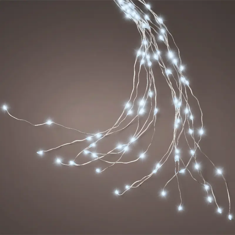 Tree Lights 672 Microled - Cascata di luci di Natale