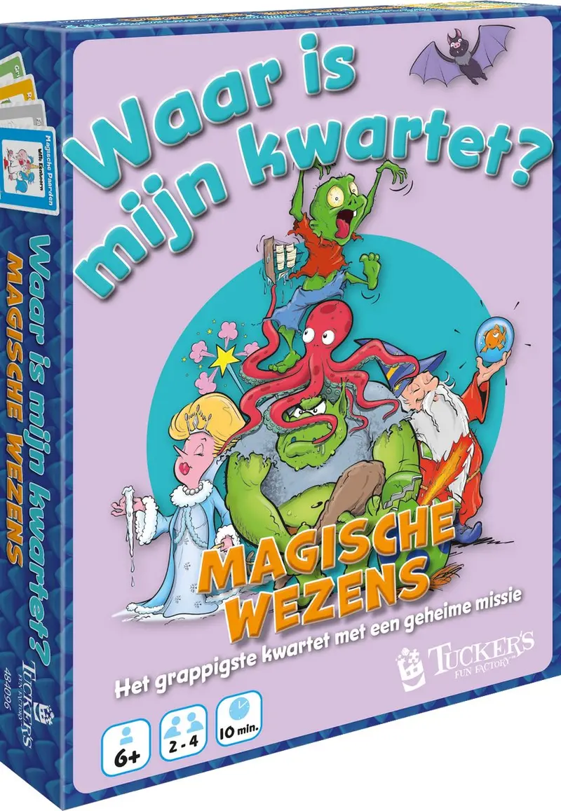 Tucker's fun factory waar is mijn kwartet