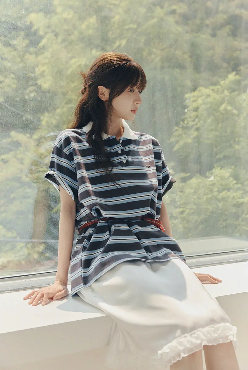 [TWEE] Kea Rugby Collar Short-Sleeve T-Shirt