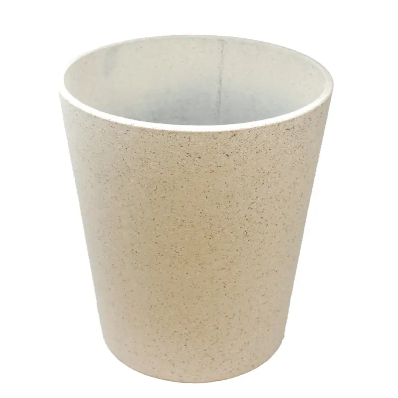 Vaso Alto In Cemento da Esterno Cioccolato