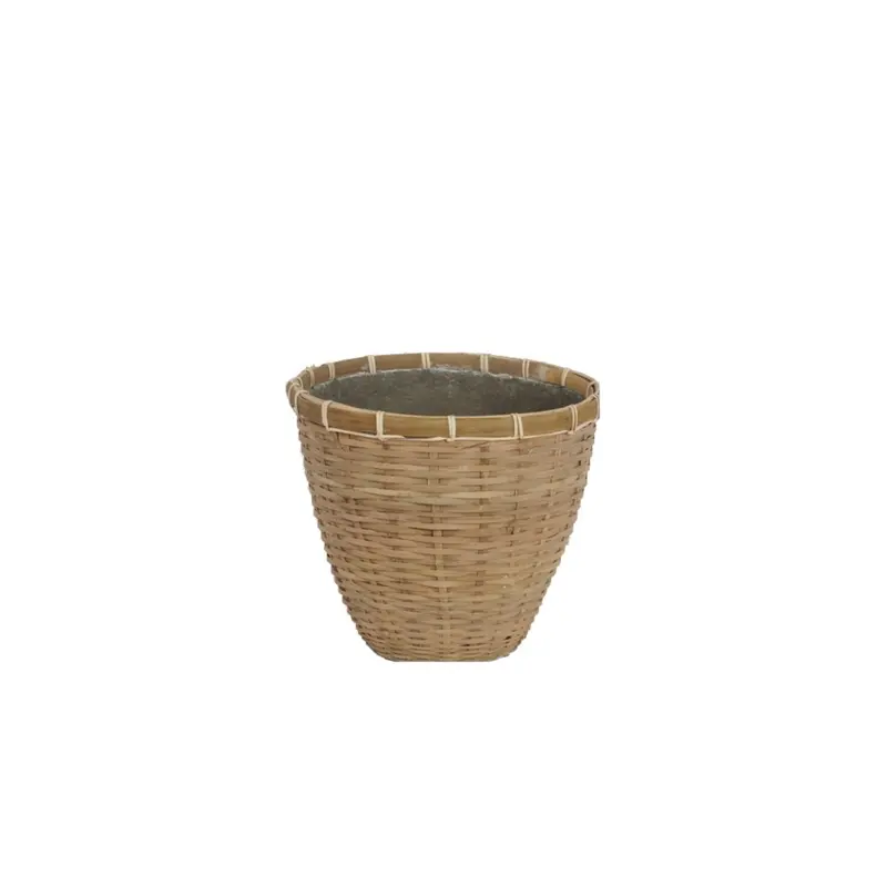 Vaso Esotico per Interni - Vaso in bamboo intrecciato