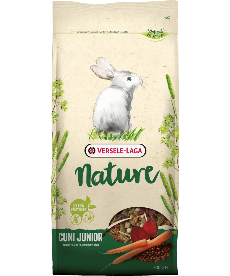 VERSELE LAGA Nature Cuni Junior | Alimento natural para conejos de 0 a 8 meses