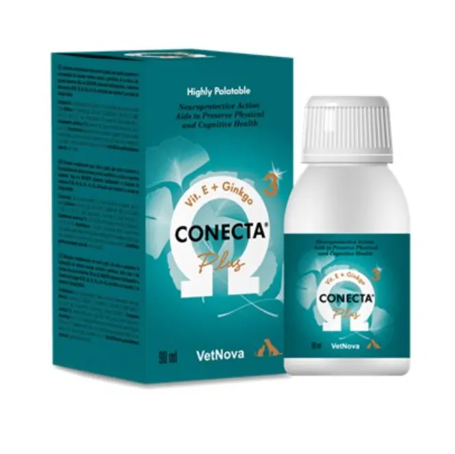 🧠 VetNova Conecta® Plus – Apoyo Neurológico y Cognitivo para Perros y Gatos