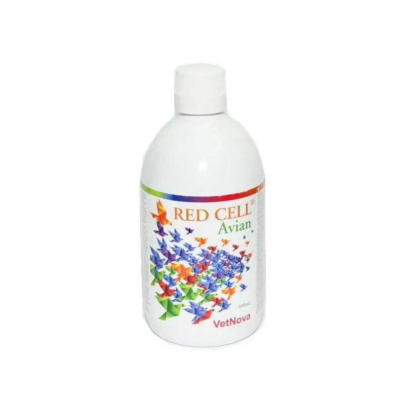 VETNOVA Red Cell Avian 500 ml – Suplemento Nutricional para Aves | Estimula la Salud y la Vitalidad