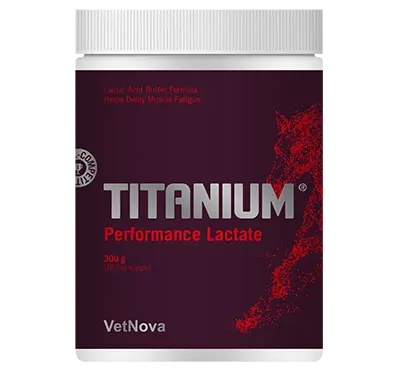 Vetnova Titanium Performance Lactate – Recuperación Muscular en Caballos