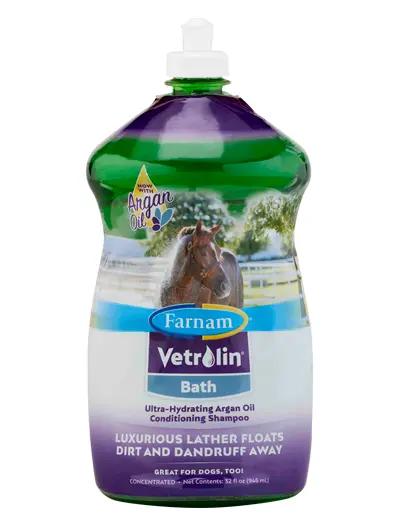 Vetrolin Bath 946 ml – Champú Avanzado para Caballos | VetNova