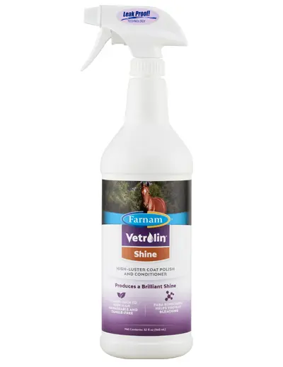 Vetrolin Shine – Acondicionador con Brillo para Caballos | Grooming Profesional - VETNOVA