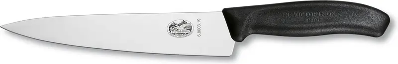 Victorinox swissclassic koksmes - 19 cm - zwart