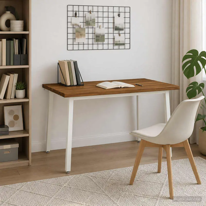 Vidaxl 120 x 80 x 75 cm massief acaciahout natuurlijk en wit