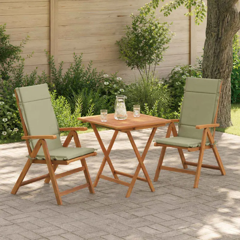 Vidaxl 2-delige hoogrug kussen gemert 2 pcs 100% polyester lichtgroen