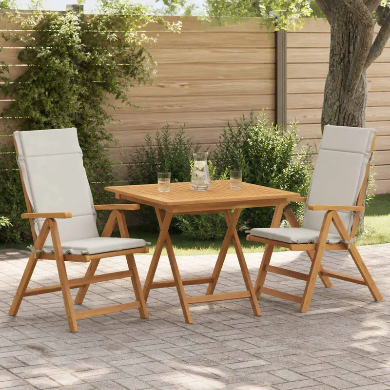 Vidaxl 2-delige hoogrug kussen gemert 2 pcs 100% polyester wit