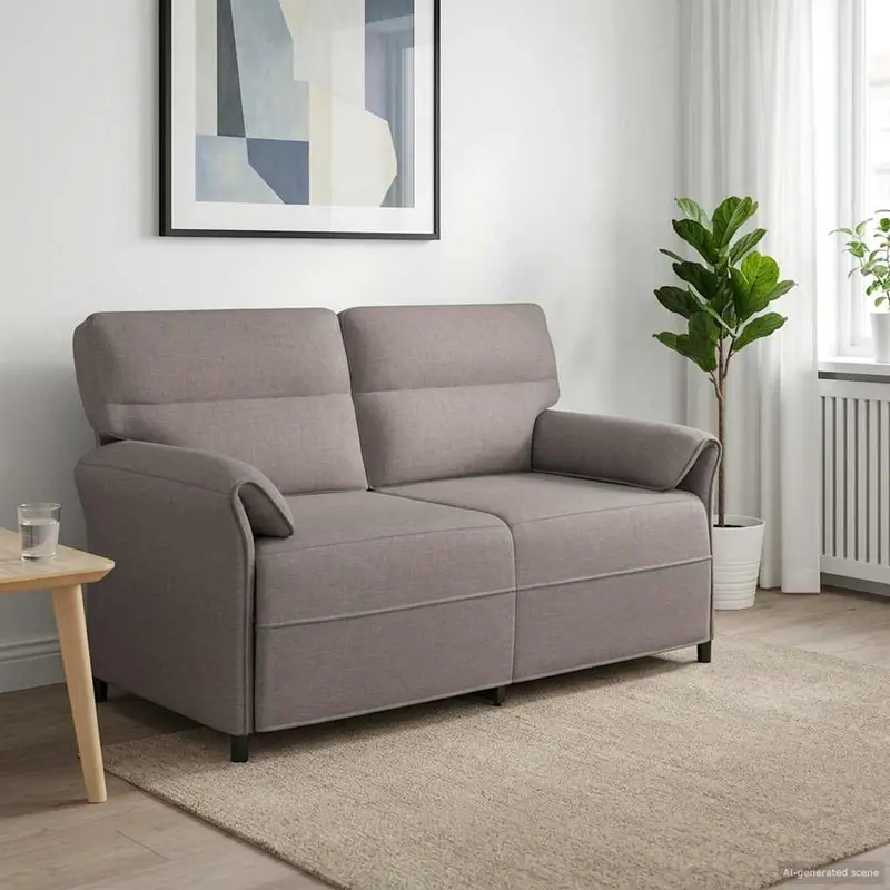 Vidaxl 2-zits sofa taupe 158 x 83 x 95 cm