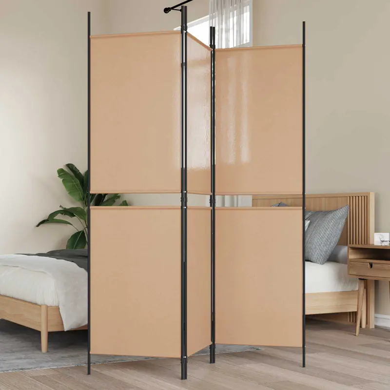 Vidaxl 3-paneel kamerscherm beige 150 x 180 cm stof