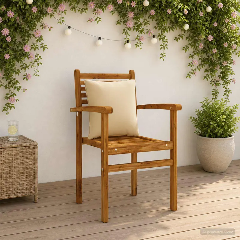 Vidaxl 4-delige rugkussens putten 4 pcs 100% polyester beige