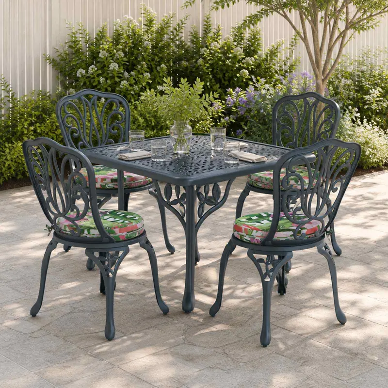 Vidaxl 4-piece zitkussens soest 4 st 100% polyester meerkleurig