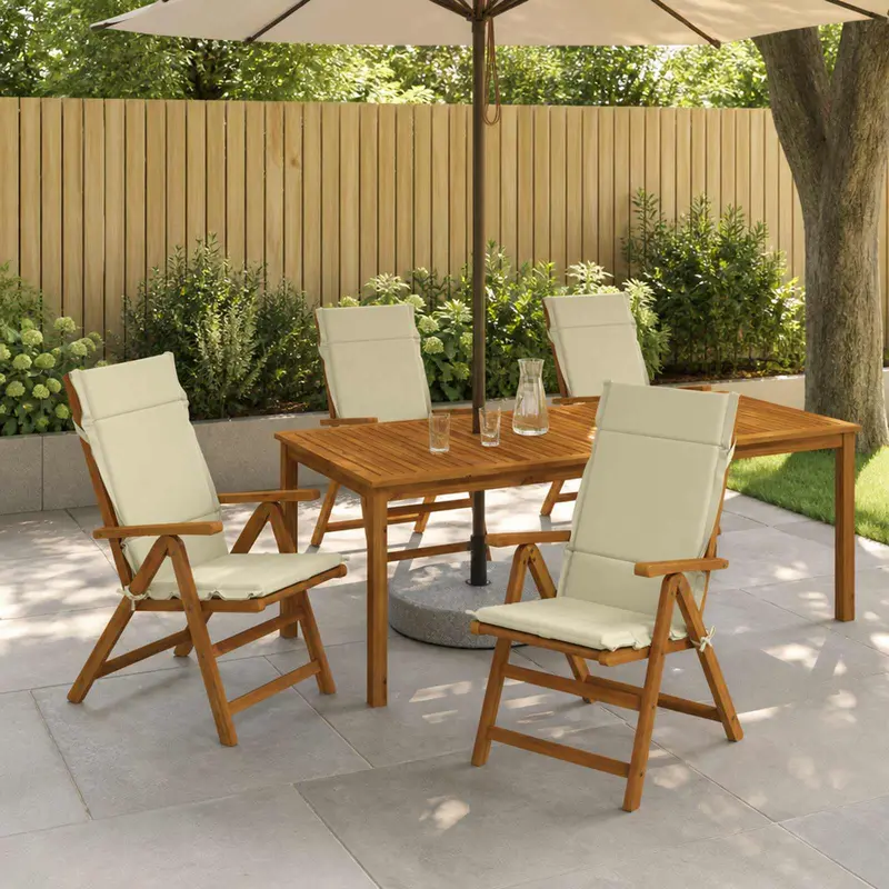 Vidaxl 6-delige hoogrug kussen gemert 6 pcs 100% polyester