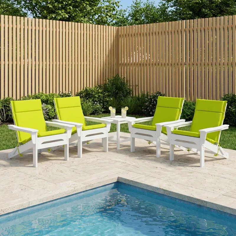 Vidaxl 6-delige hoogrug kussen gemert 6 pcs 100% polyester