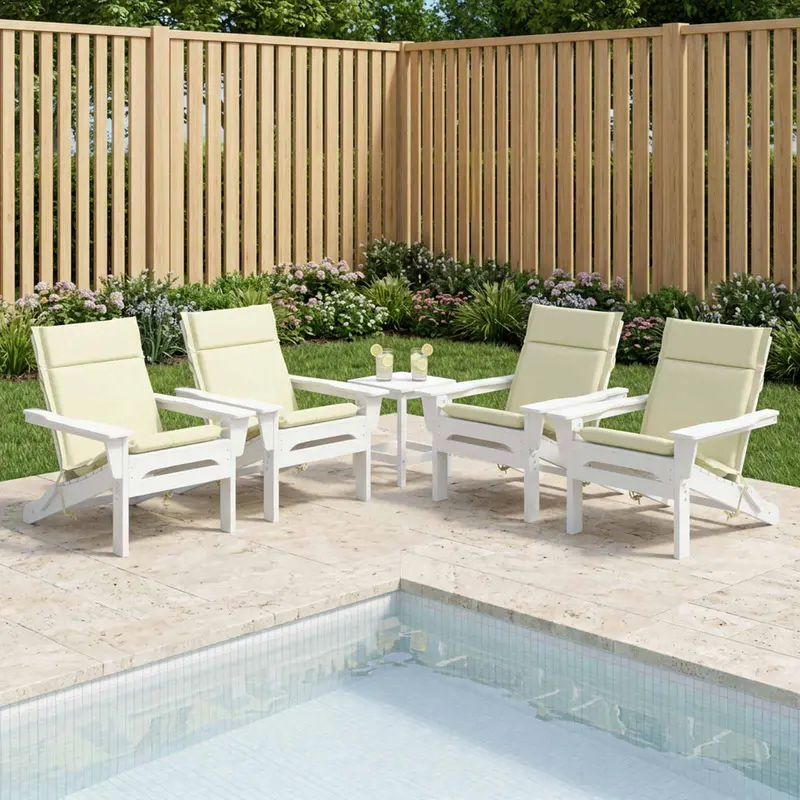 Vidaxl 6-delige hoogrug kussen gemert 6 pcs 100% polyester