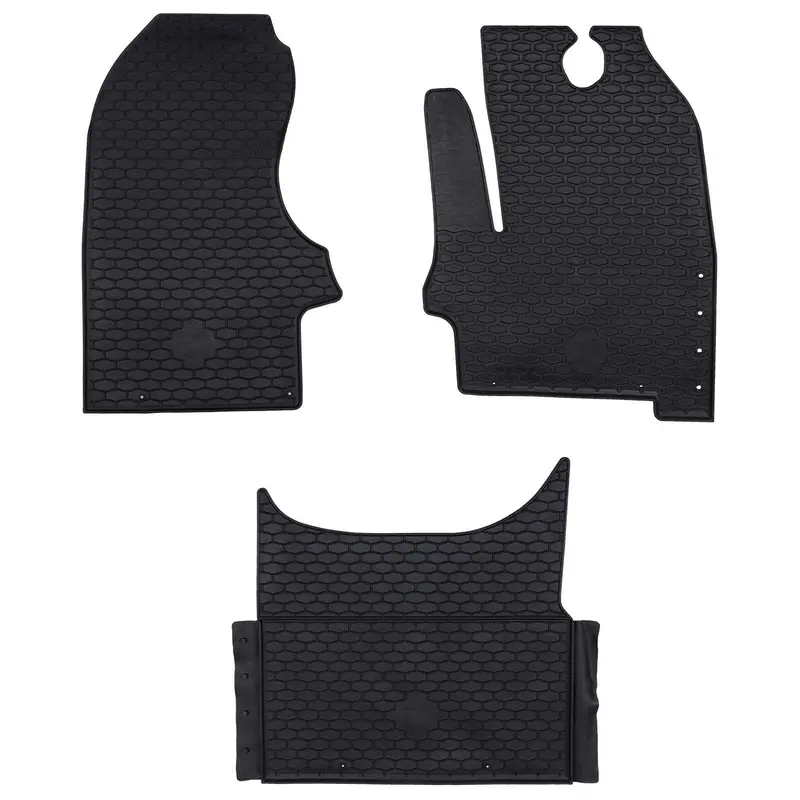 Vidaxl autobodemmat 3 st geschikt voor iveco daily 2014- rubber
