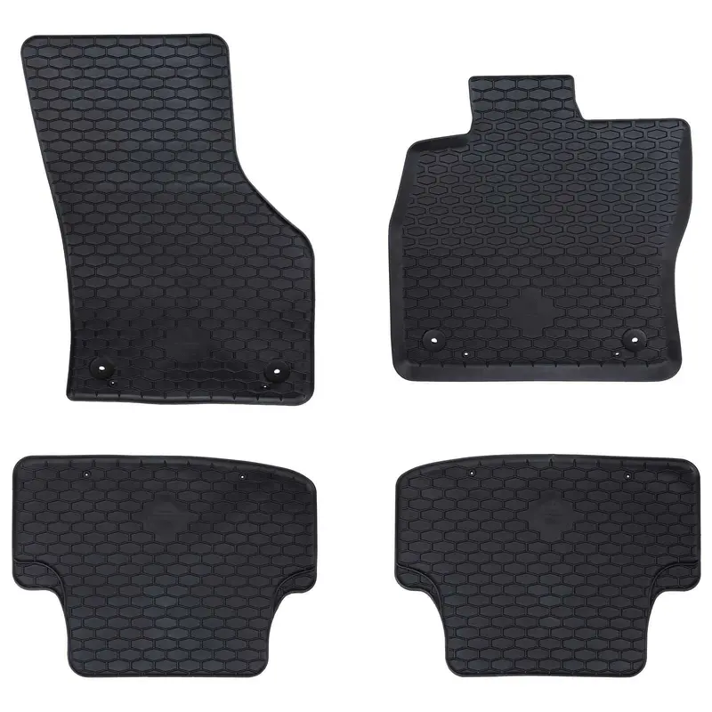 Vidaxl autobodemmat 4 st geschikt voor audi a3 2012-2020 rubber