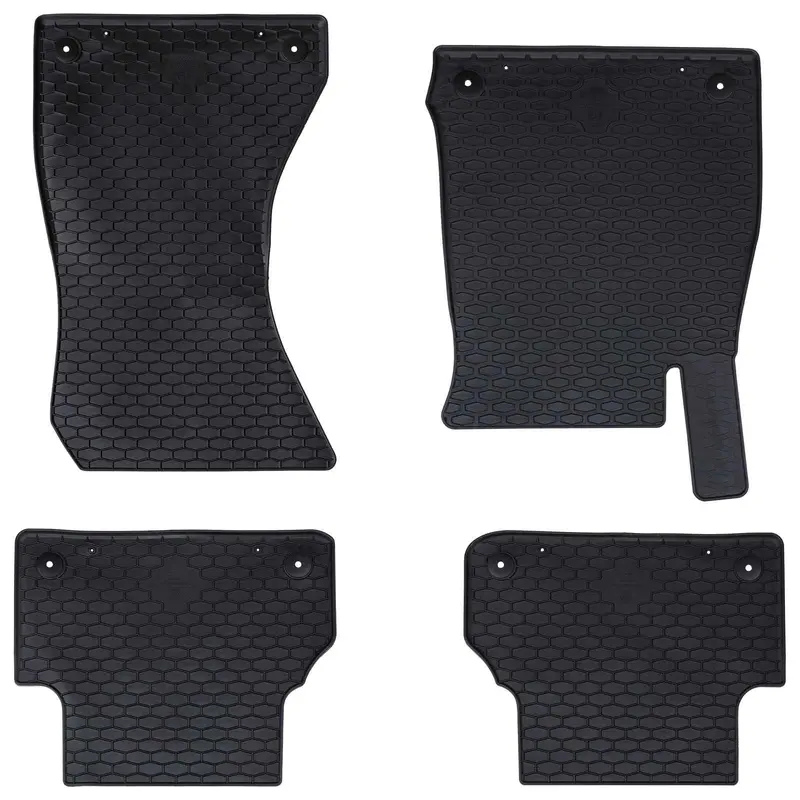 Vidaxl autobodemmat 4 st geschikt voor audi a4 b9 2015-2024 rubber