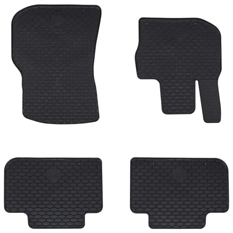 Vidaxl autobodemmat 4 st geschikt voor bmw x3, x4 2018-4d aft rubber