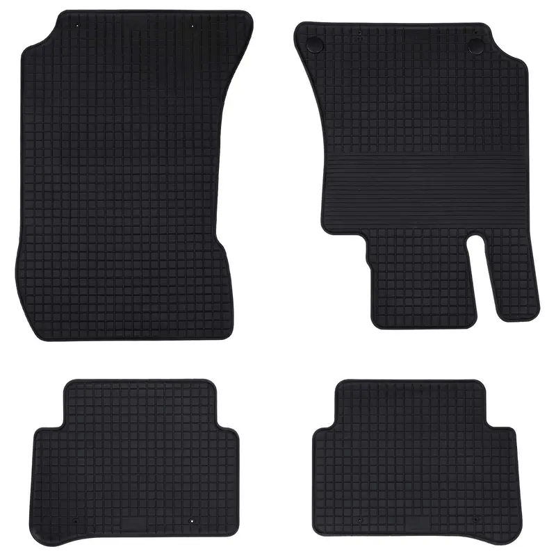 Vidaxl autobodemmat 4 st geschikt voor mercedes e 2009-2016 rubber