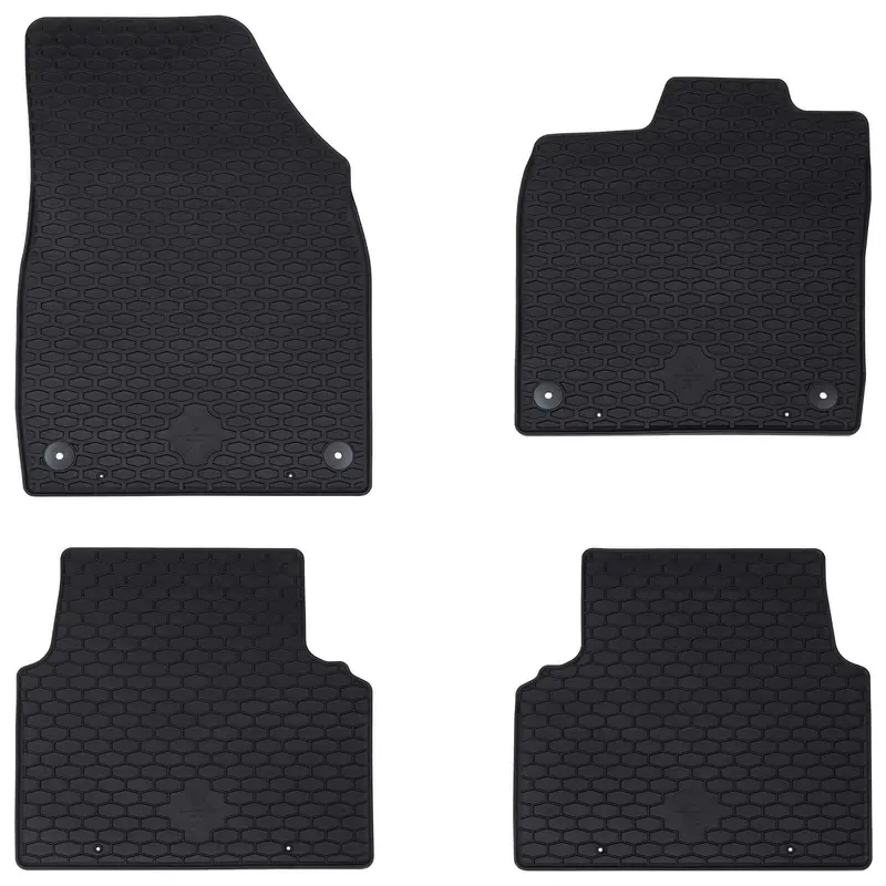 Vidaxl autobodemmat 4 st geschikt voor vw id.3 2019- rubber