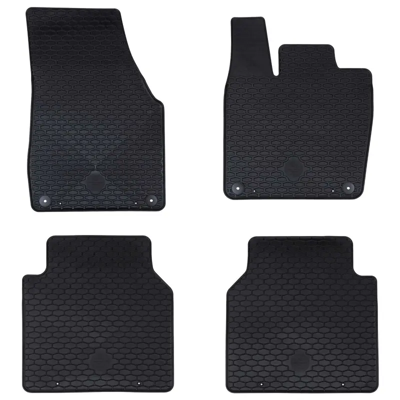 Vidaxl autobodemmat 4 st geschikt voor vw id.7 2023- rubber