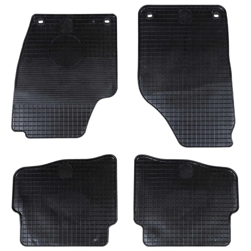 Vidaxl autobodemmat 4 st geschikt voor vw polo 2001-2009 ns rubber
