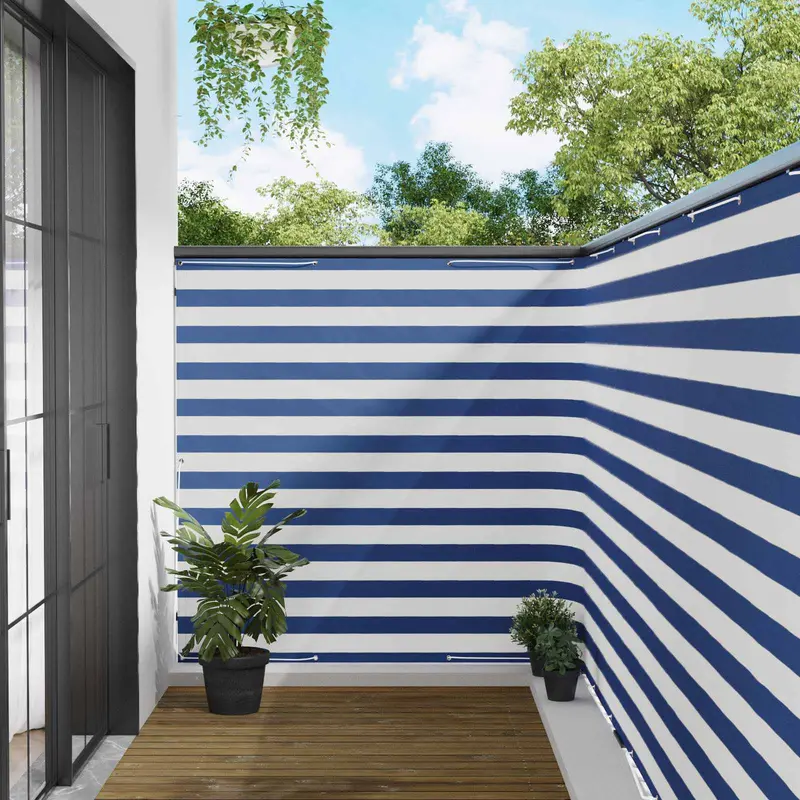 Vidaxl balkon privacy scherm 150 x 1000 cm stof met pu-coating