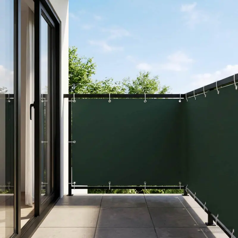 Vidaxl balkon privacy scherm 150 x 500 cm stof met pu-coating