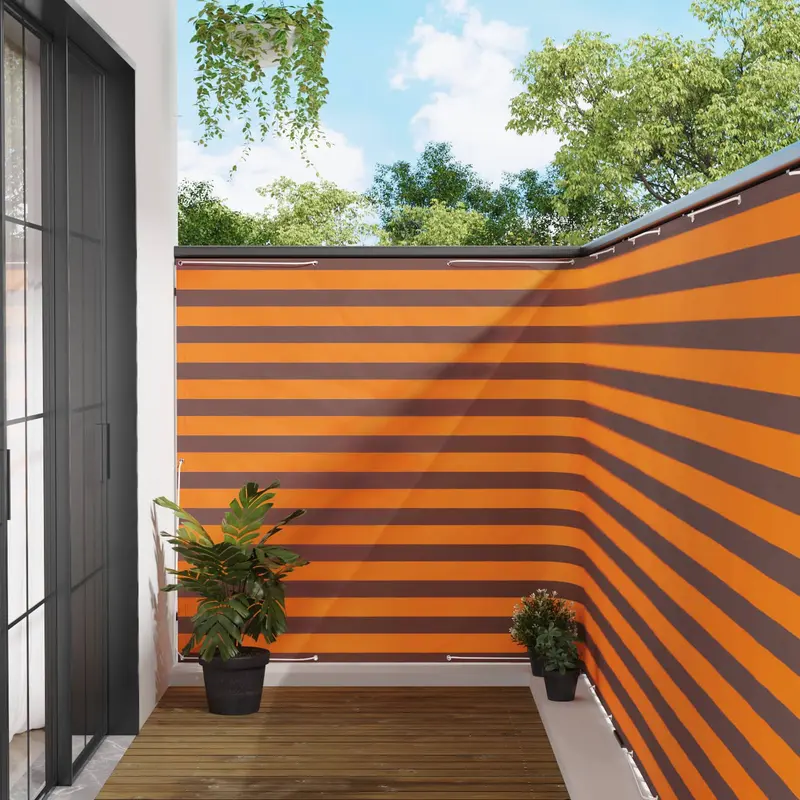 Vidaxl balkon privacy scherm 150 x 700 cm stof met pu-coating