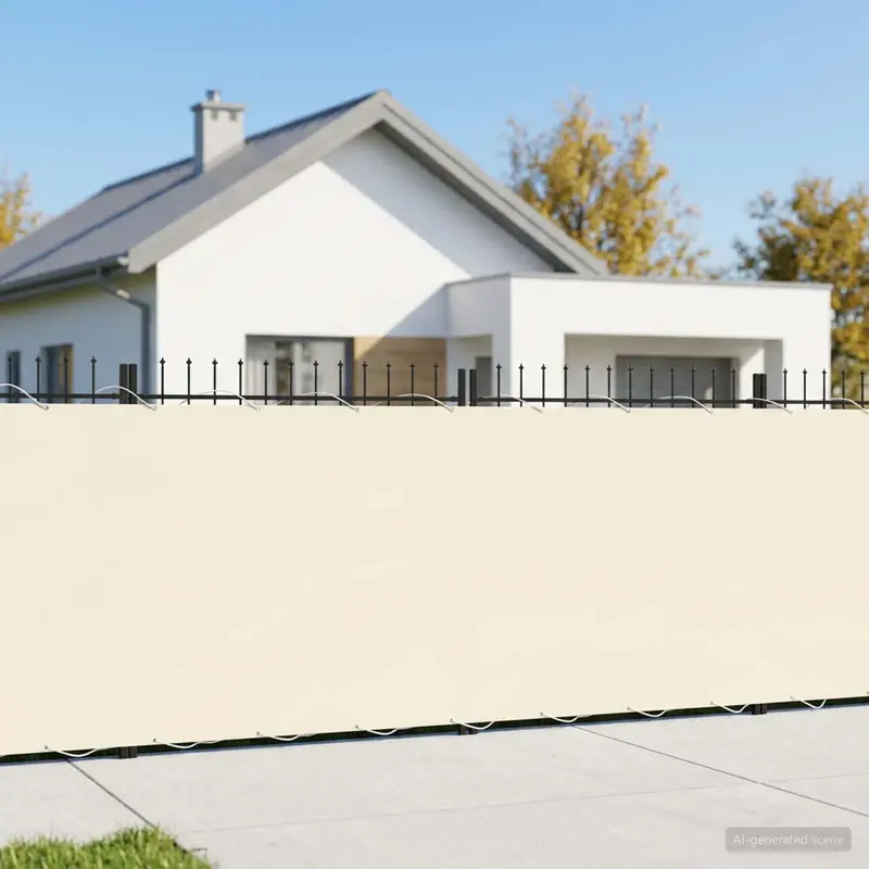 Vidaxl balkon privacy scherm 180 x 700 cm stof met pu-coating