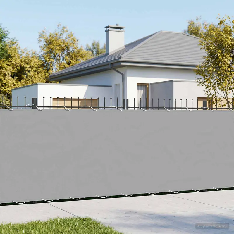 Vidaxl balkon privacy scherm 200 x 500 cm stof met pu-coating