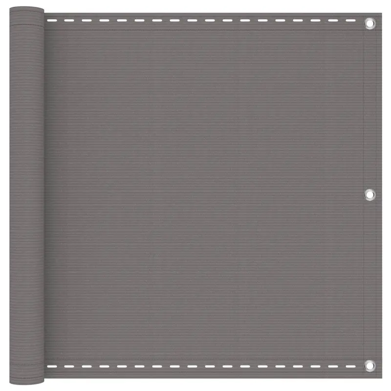 Vidaxl balkon scherm lichtgrijs 90 x 300 cm hdpe en aluminium