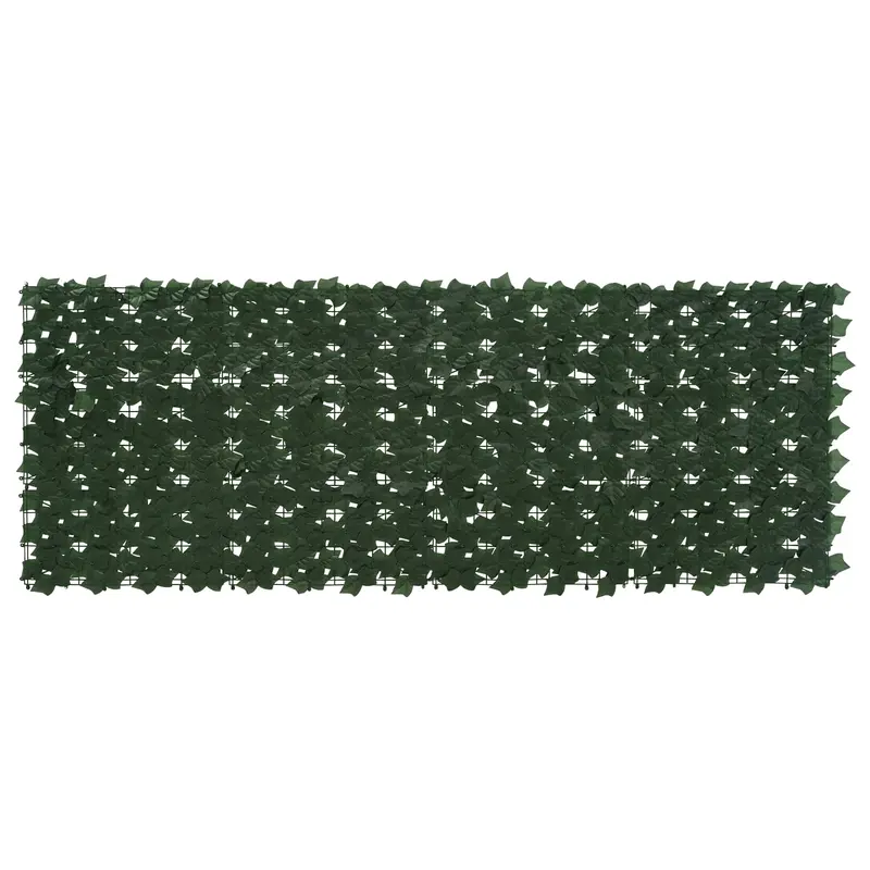 Vidaxl balkonscherm met bladeren donkergroen 200 x 75 cm