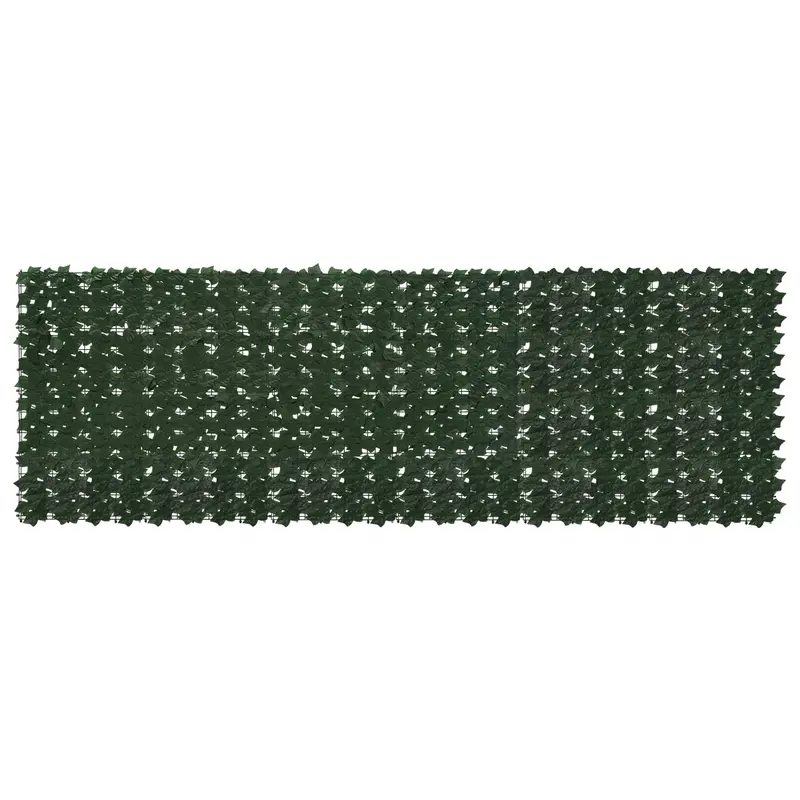 Vidaxl balkonscherm met bladeren donkergroen 300 x 100 cm