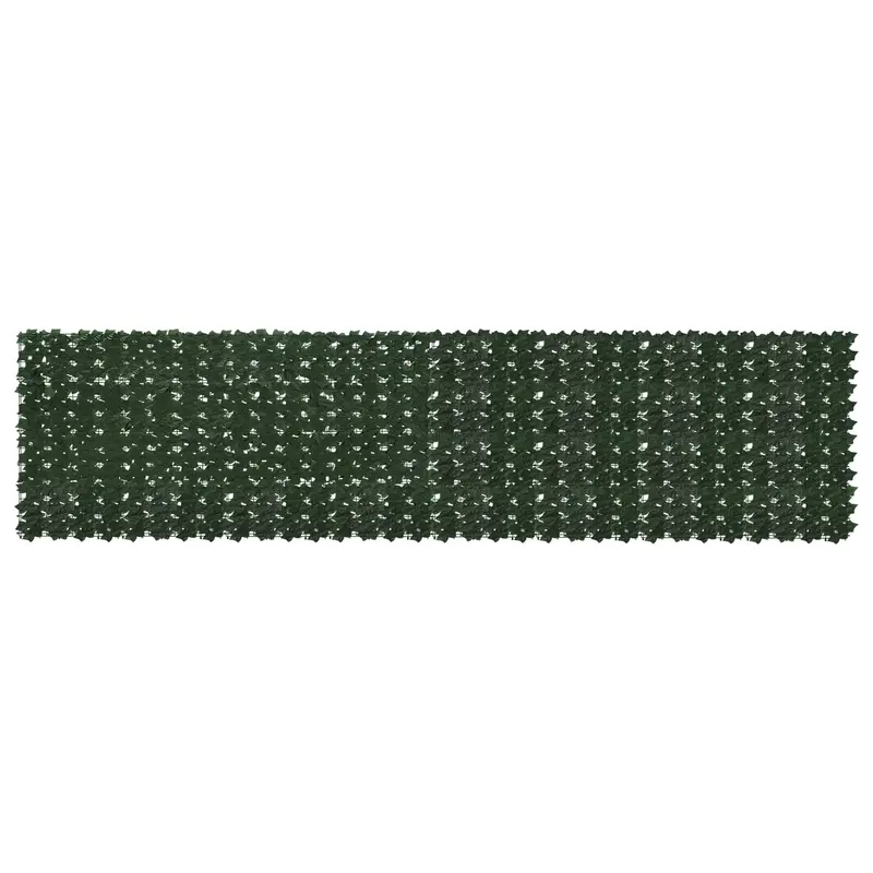 Vidaxl balkonscherm met bladeren donkergroen 400 x 100 cm