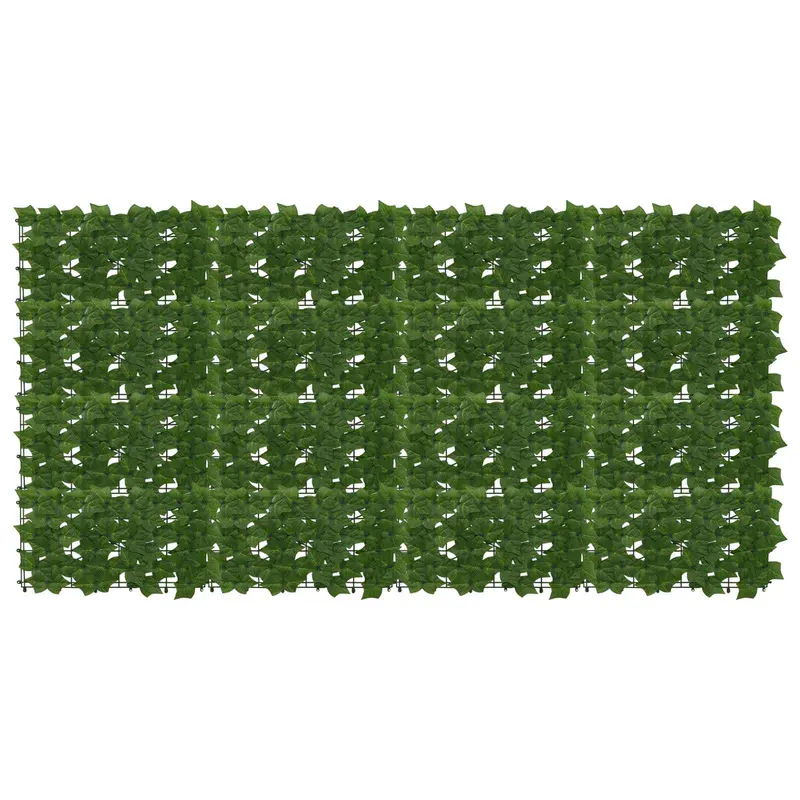 Vidaxl balkonscherm met bladeren groen 200 x 100 cm