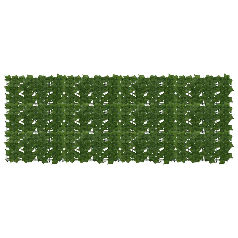Vidaxl balkonscherm met bladeren groen 200 x 75 cm