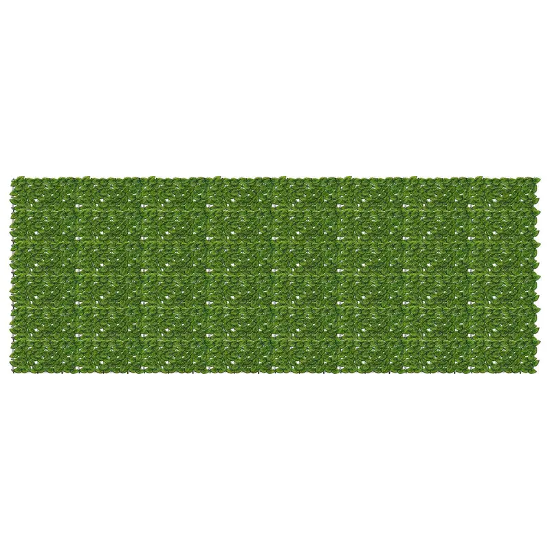 Vidaxl balkonscherm met bladeren groen en geel 400 x 150 cm