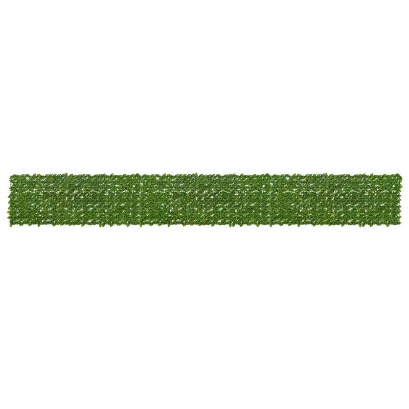 Vidaxl balkonscherm met bladeren groen en geel 600 x 75 cm