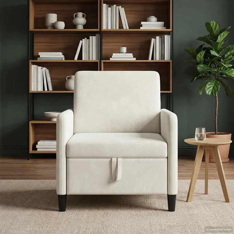 Vidaxl bank met opslag crèmekleurig 72 x 78 x 87 cm polyester