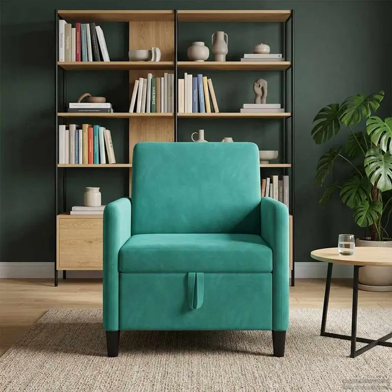 Vidaxl bank met opslag turquoise 72 x 78 x 87 cm polyester