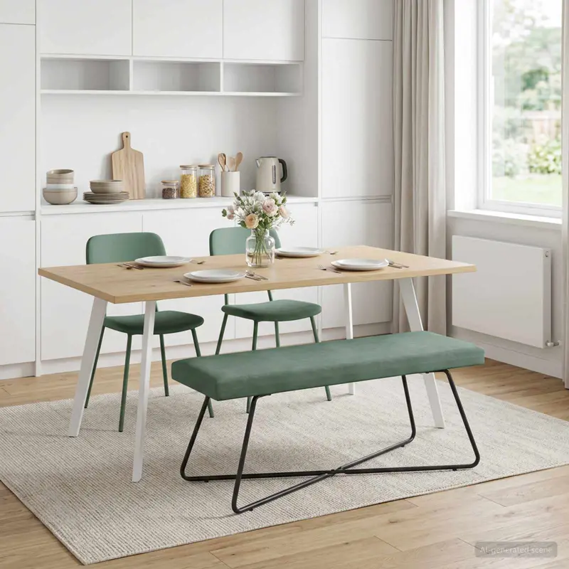 Vidaxl bank zeegroen 110 x 40 x 45 cm fluweel