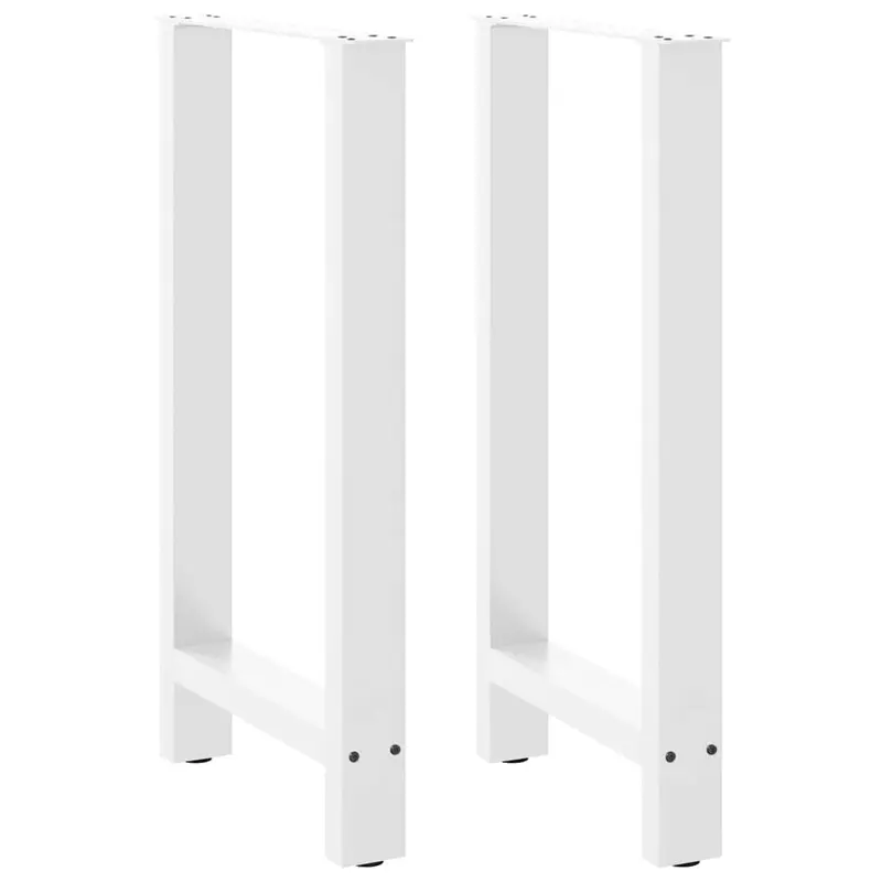 Vidaxl bartafelpoten 2 st 40x(90-91) cm staal wit