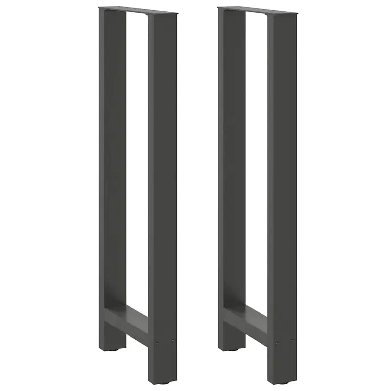 Vidaxl bartafelpoten 2 st 50x(110-111) cm staal antraciet