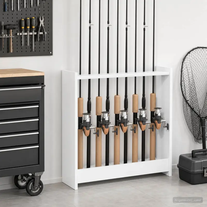 Vidaxl biljartkeu standaard bewerkt hout 60 x 20 x 57 cm glanzend wit
